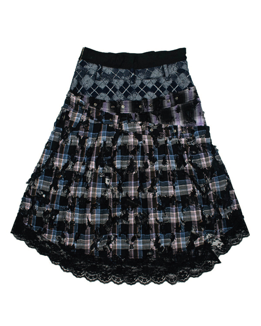 004 SKIRT - FRAYED BANQUET