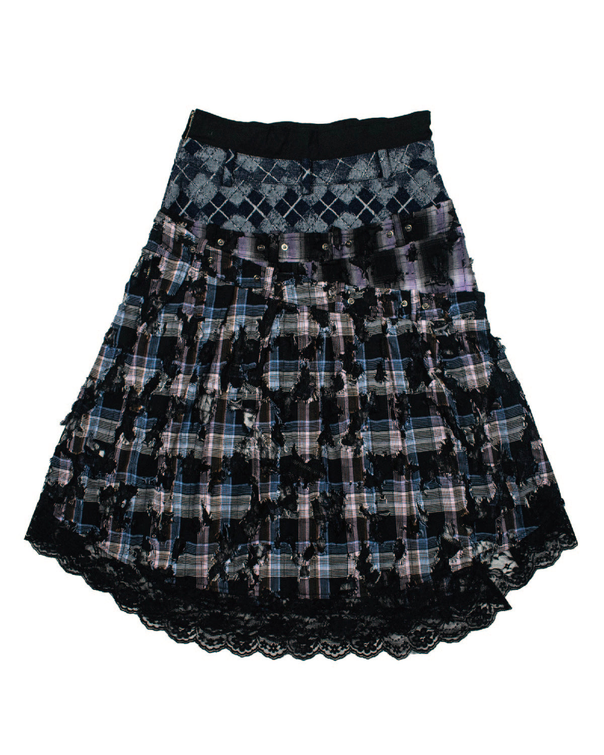 25SS-004 SKIRT - FRAYED BANQUET