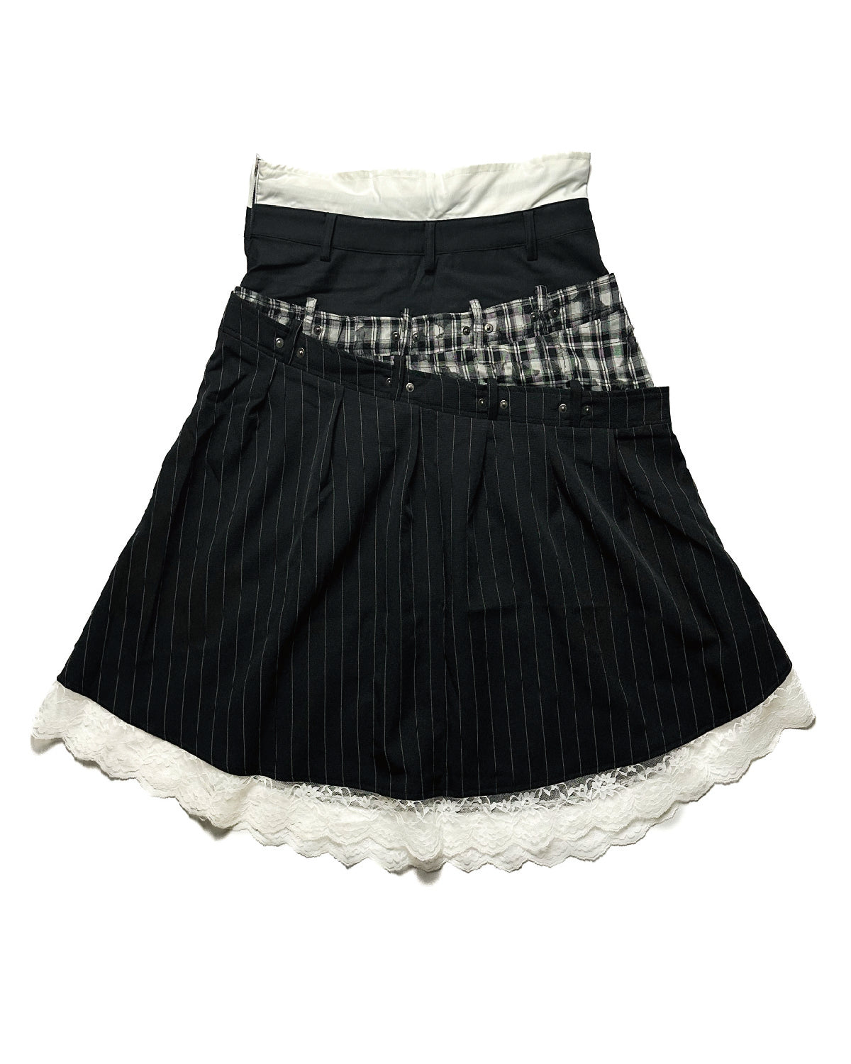 25SS-004 SKIRT - FRAYED BANQUET