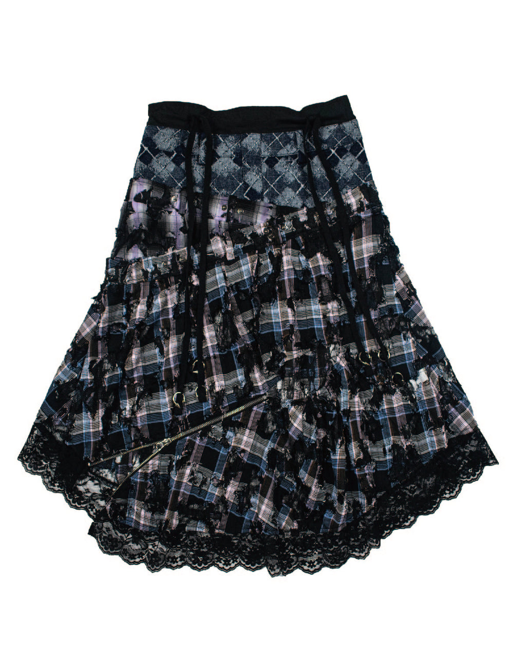 004 SKIRT - FRAYED BANQUET