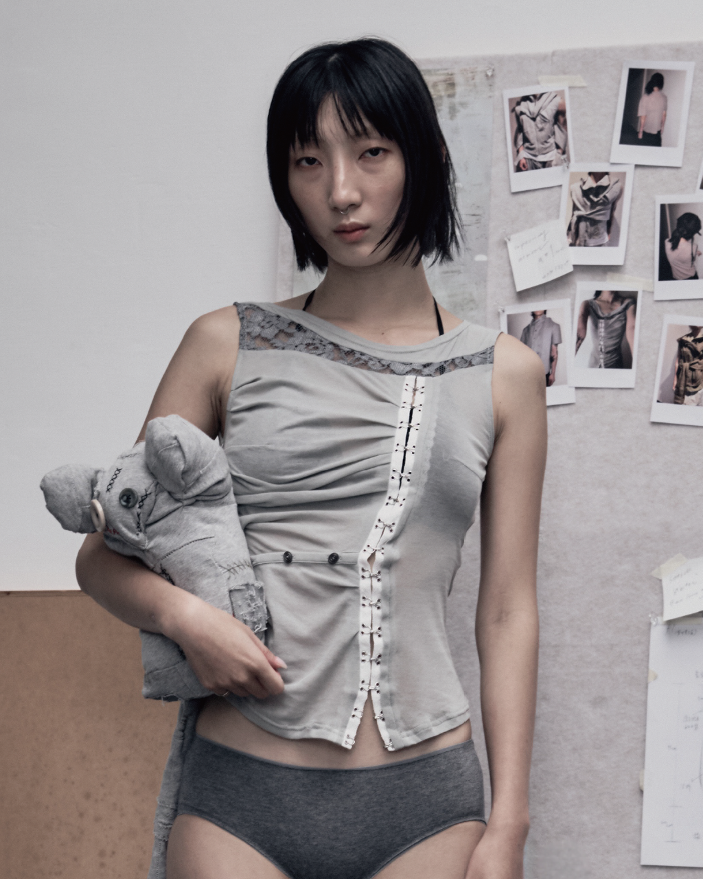26Pre-Fall 014 Vest - In thrall to... (Sage green)