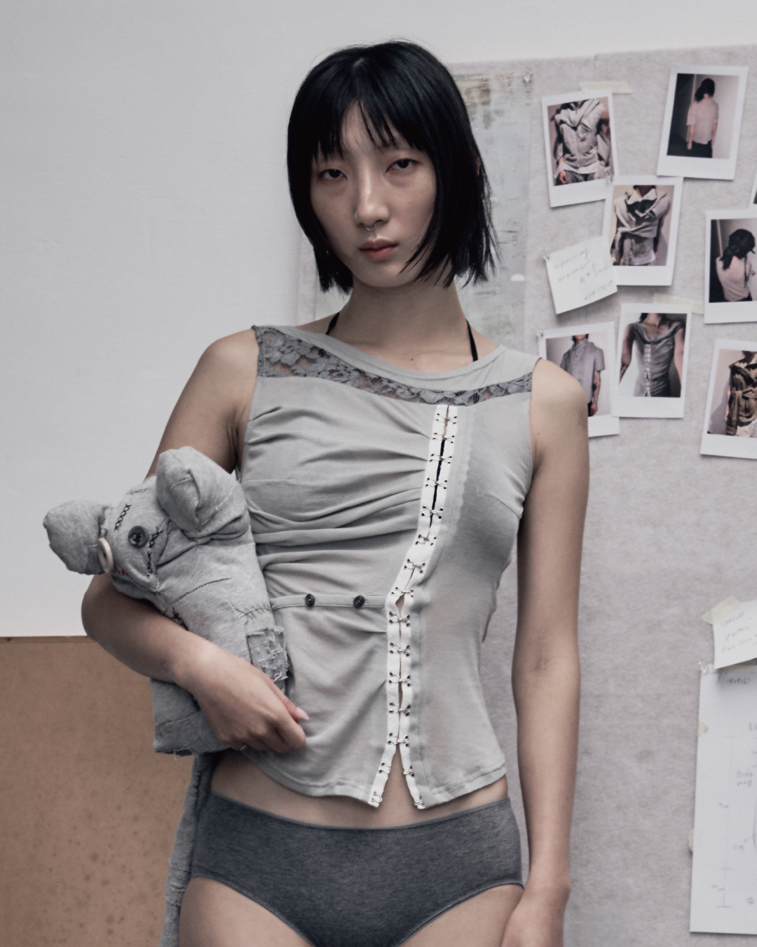 26Pre-Fall 014 Vest - In thrall to... (Sage green)