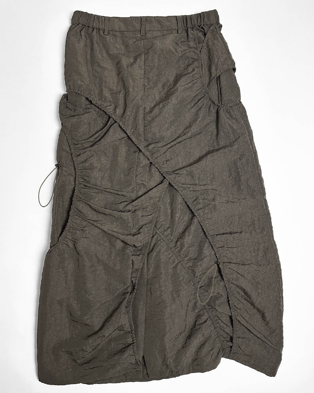 25AW-010 SKIRT - Spiral (Olive green)