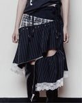 25SS-004 SKIRT - FRAYED BANQUET