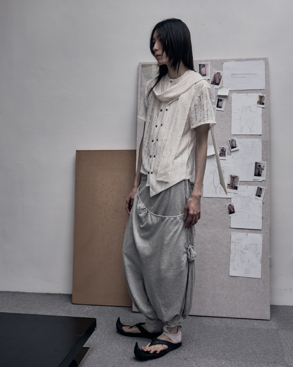 26Pre-Fall 013 Shirt - Velied (Beige)