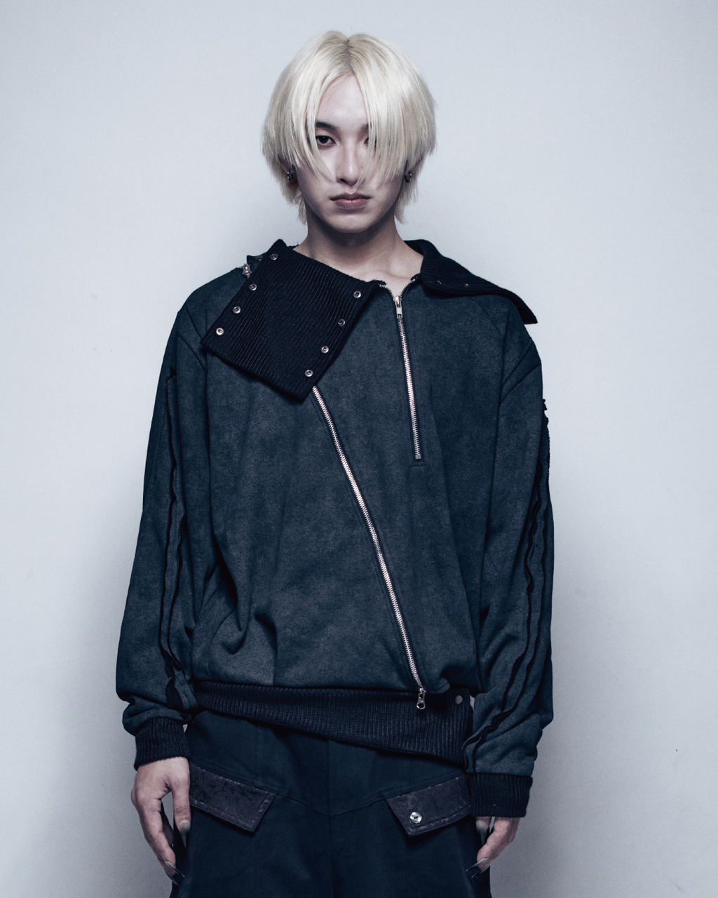 25AW-006 JACKET - step into another (Blue)