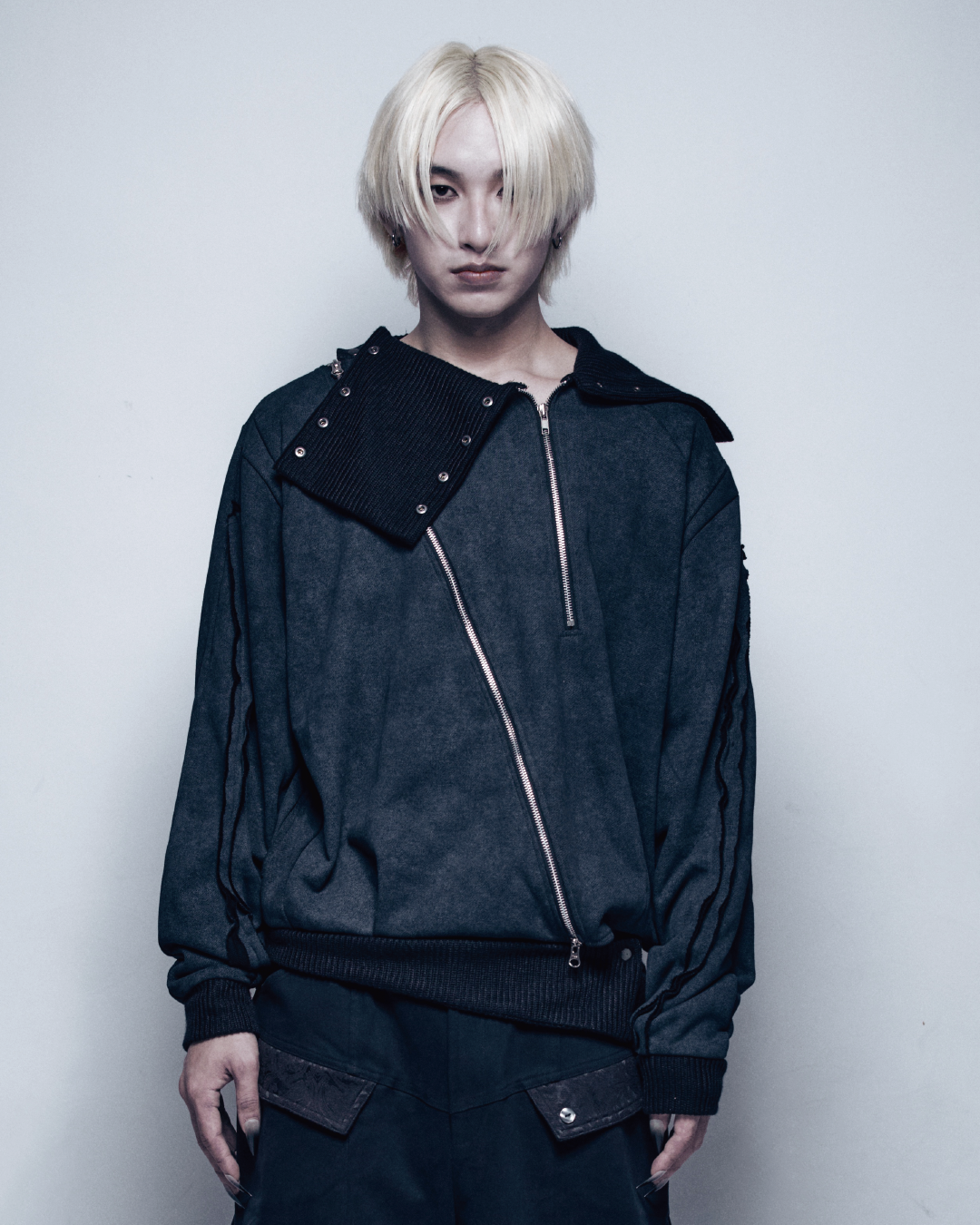 25AW-006 JACKET - step into another (Blue)