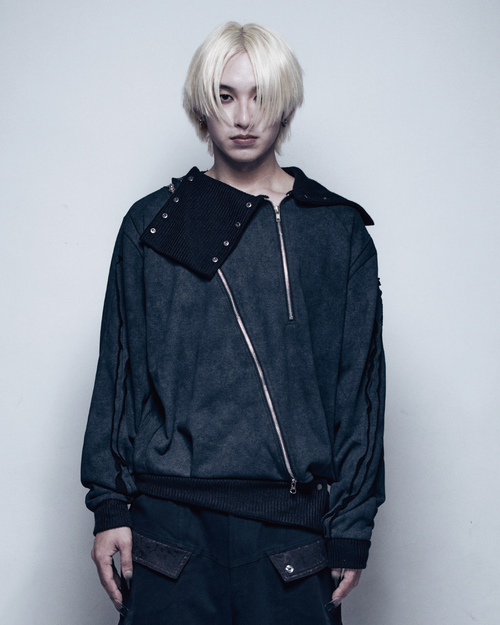 25AW-006 JACKET - step into another (Blue)