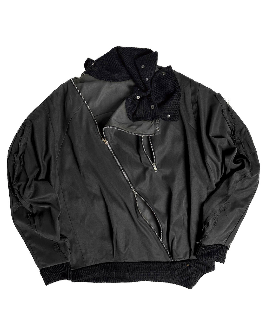 25AW-006 JACKET - step into another (Black)