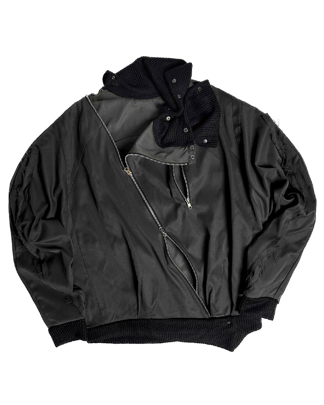 25AW-006 JACKET - step into another (Black)