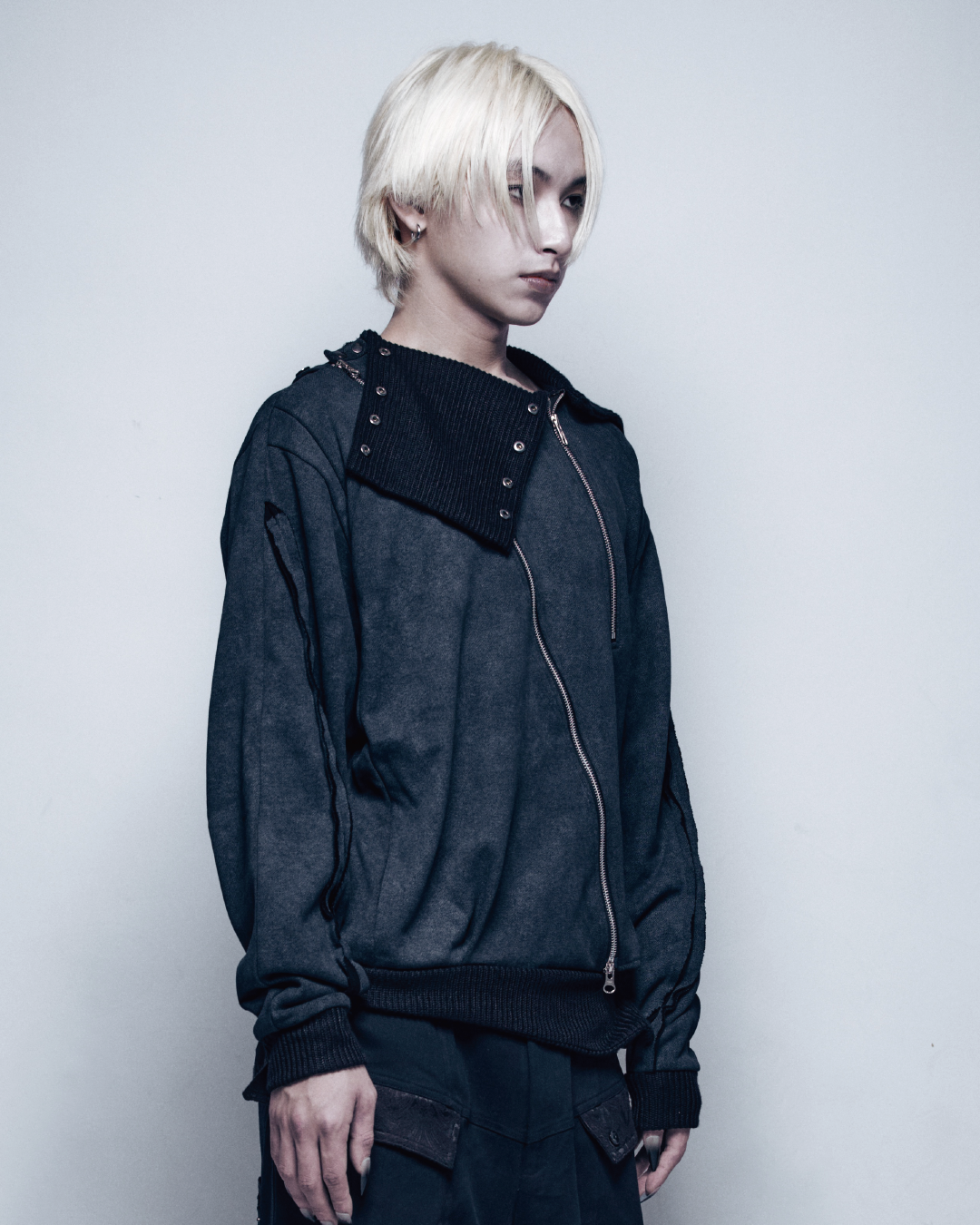 25AW-006 JACKET - step into another (Blue)