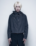 25AW-005 JACKET - Silent twin (Stone blue)