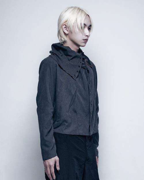 25AW-005 JACKET - Silent twin (Stone blue)