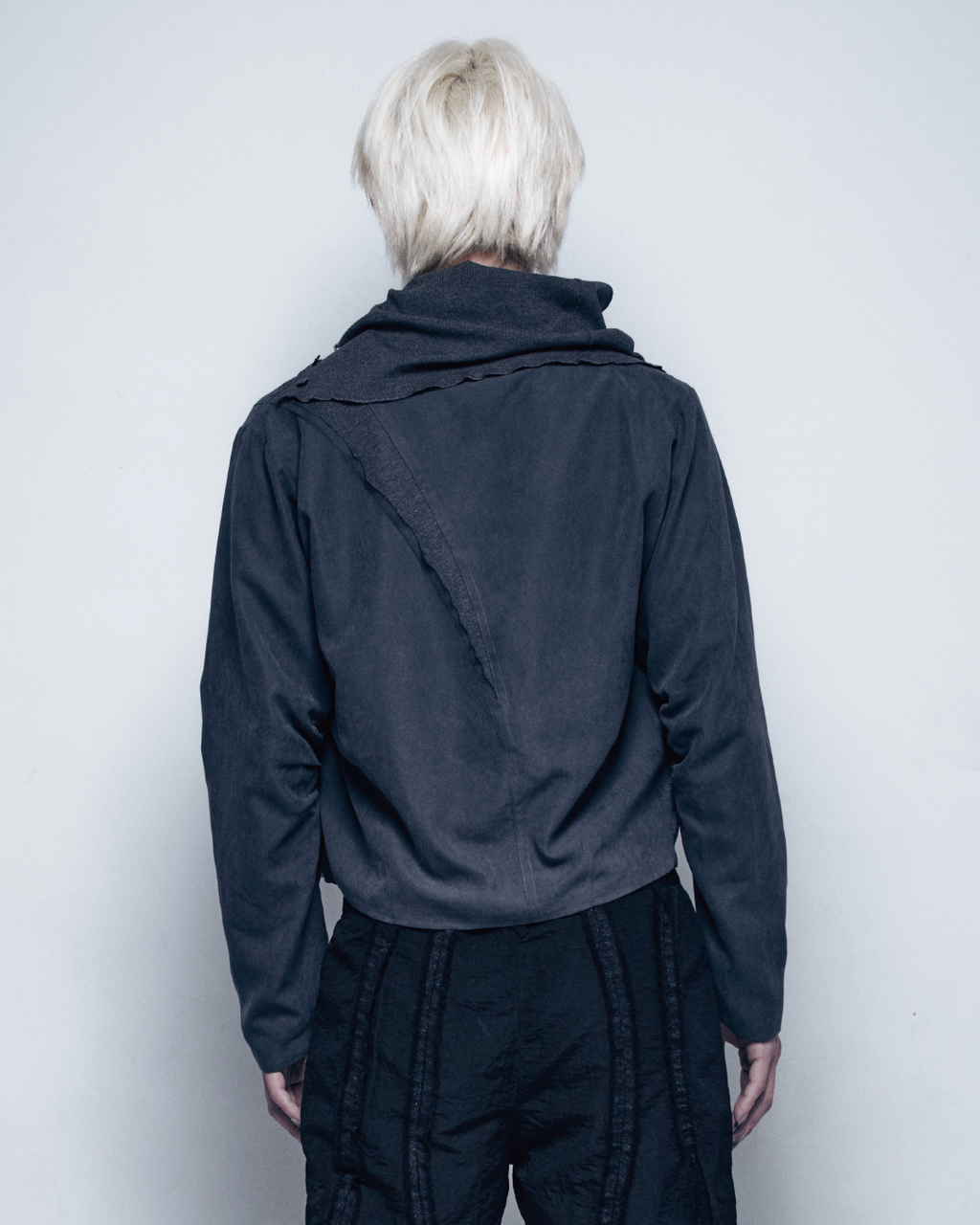 25AW-005 JACKET - Silent twin (Stone blue)