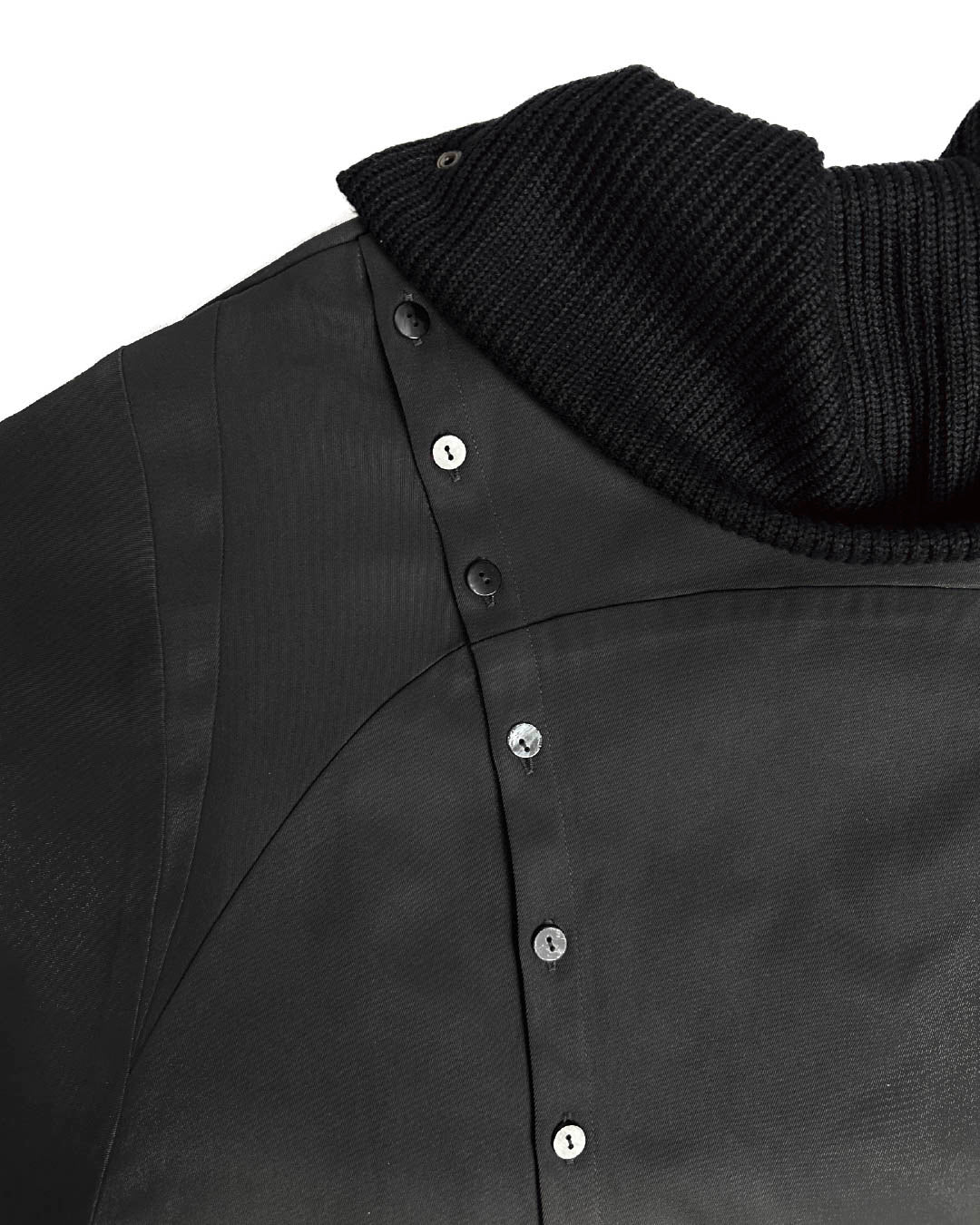 25AW-006 JACKET - step into another (Black)