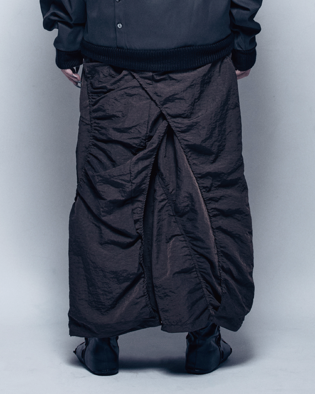 25AW-010 SKIRT - Spiral (Olive green)