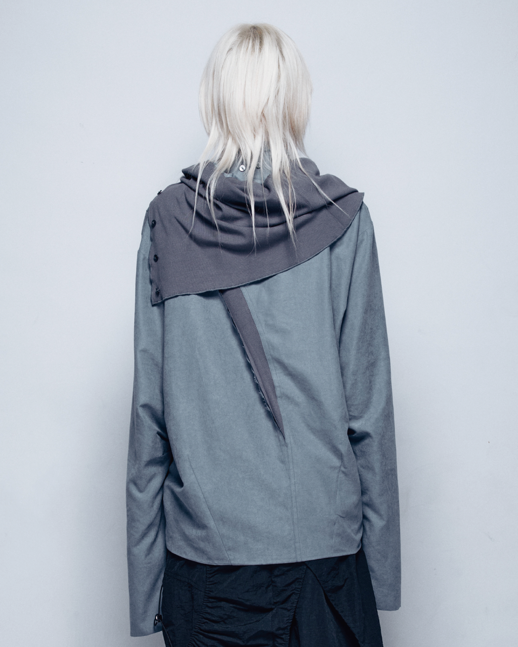 25AW-005 JACKET - Silent twin (Cerulean blue)