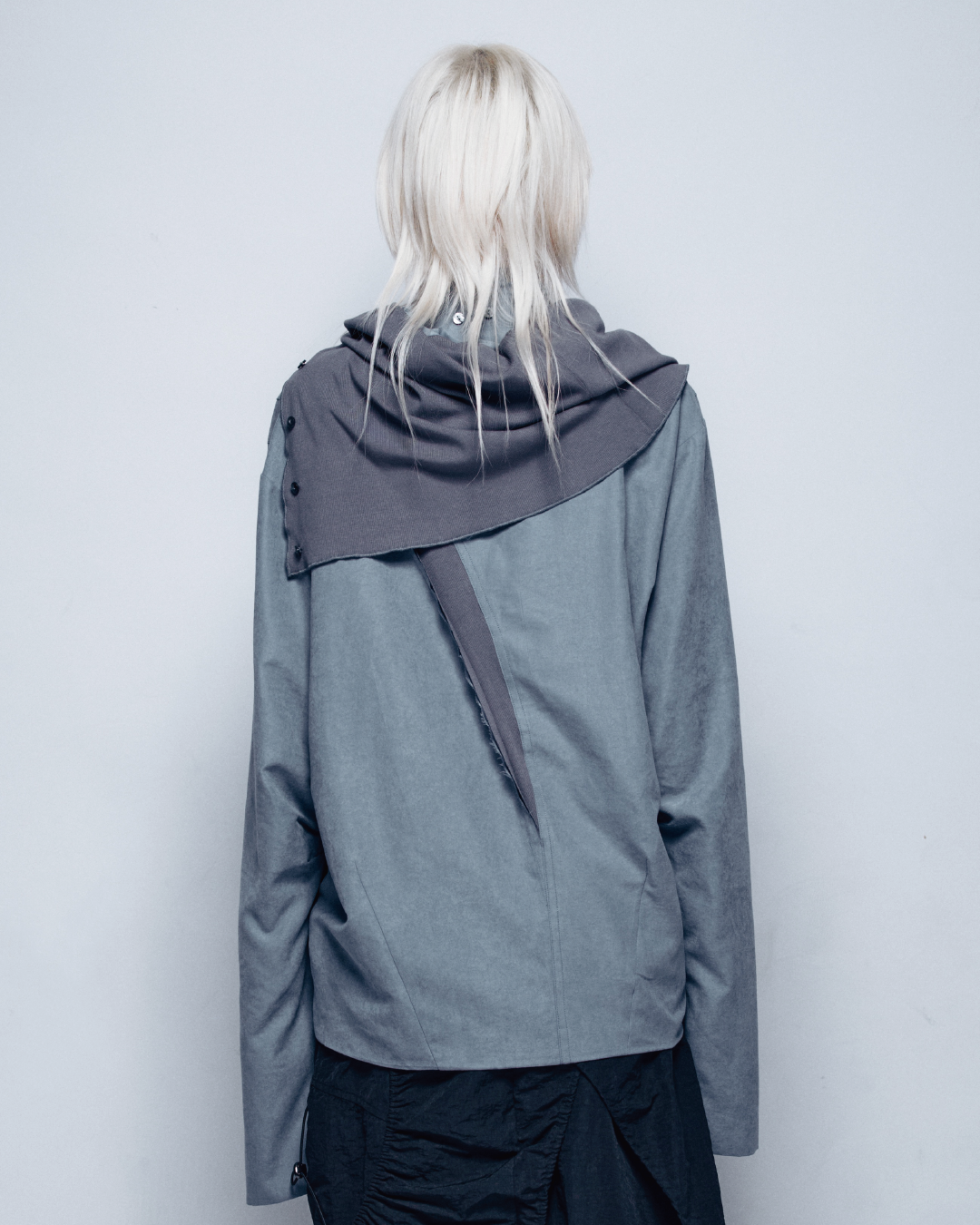 25AW-005 JACKET - Silent twin (Cerulean blue)