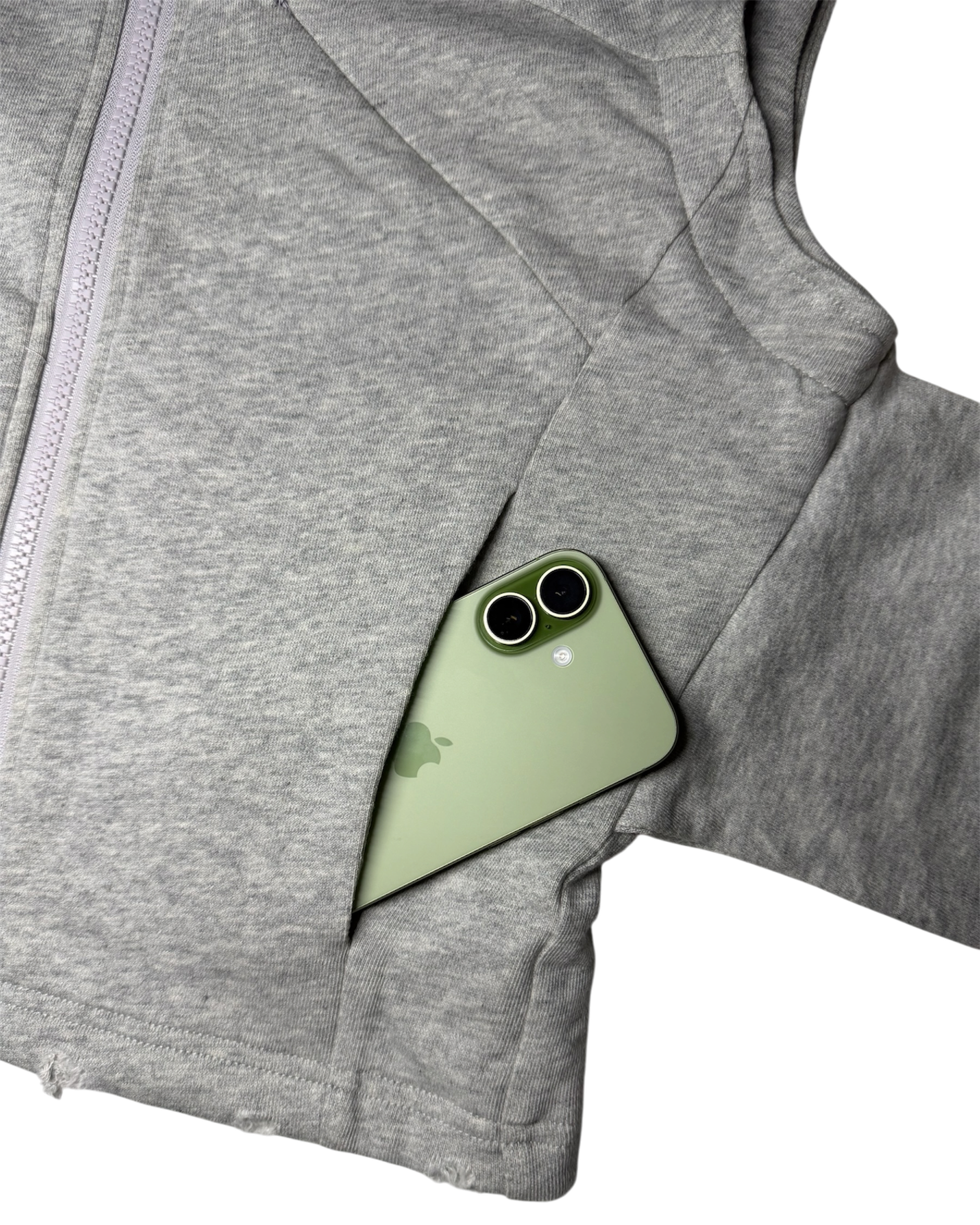 26Pre-Fall 011 Hooded vest - The shackles (Gray)