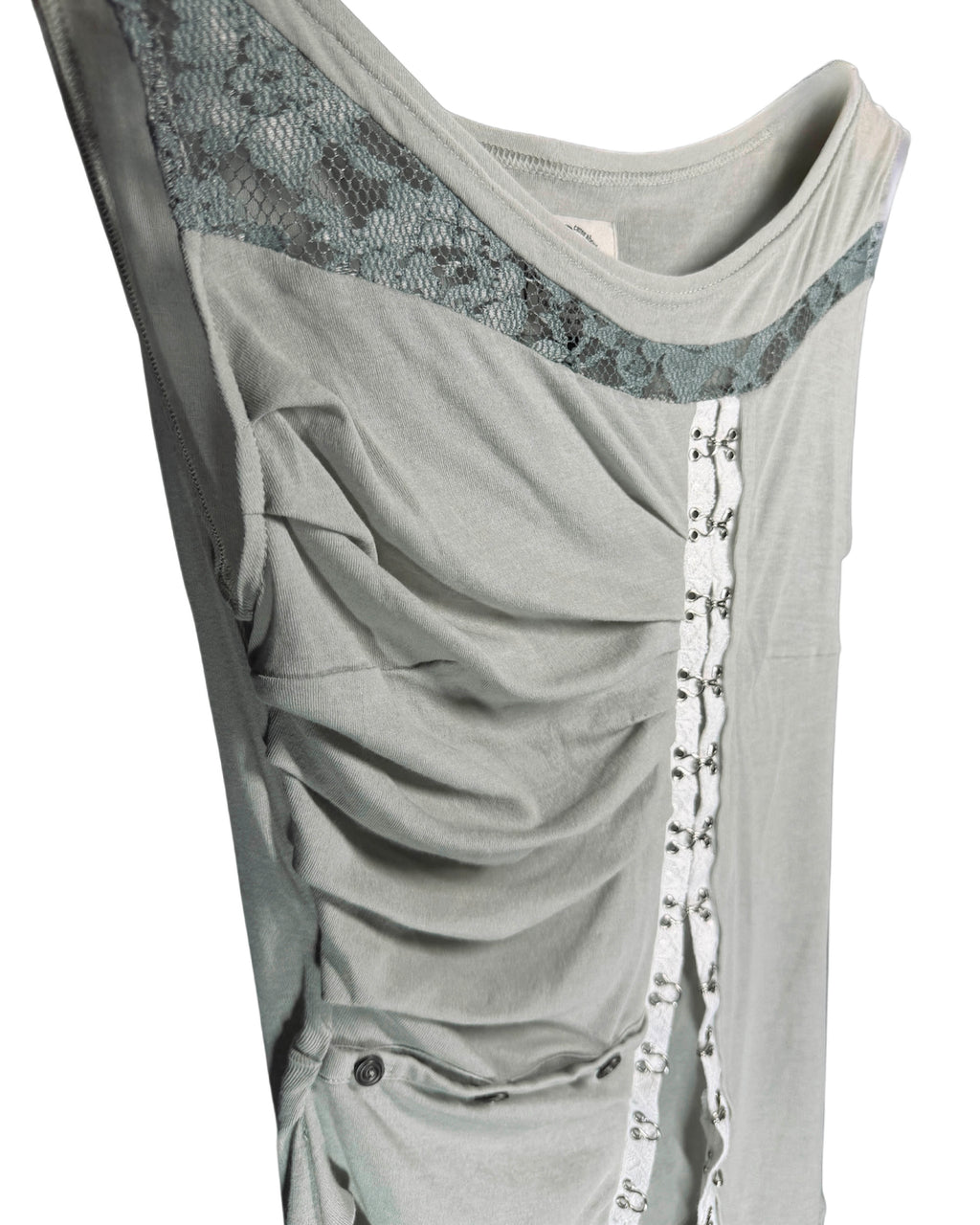 26Pre-Fall 014 Vest - In thrall to... (Sage green)