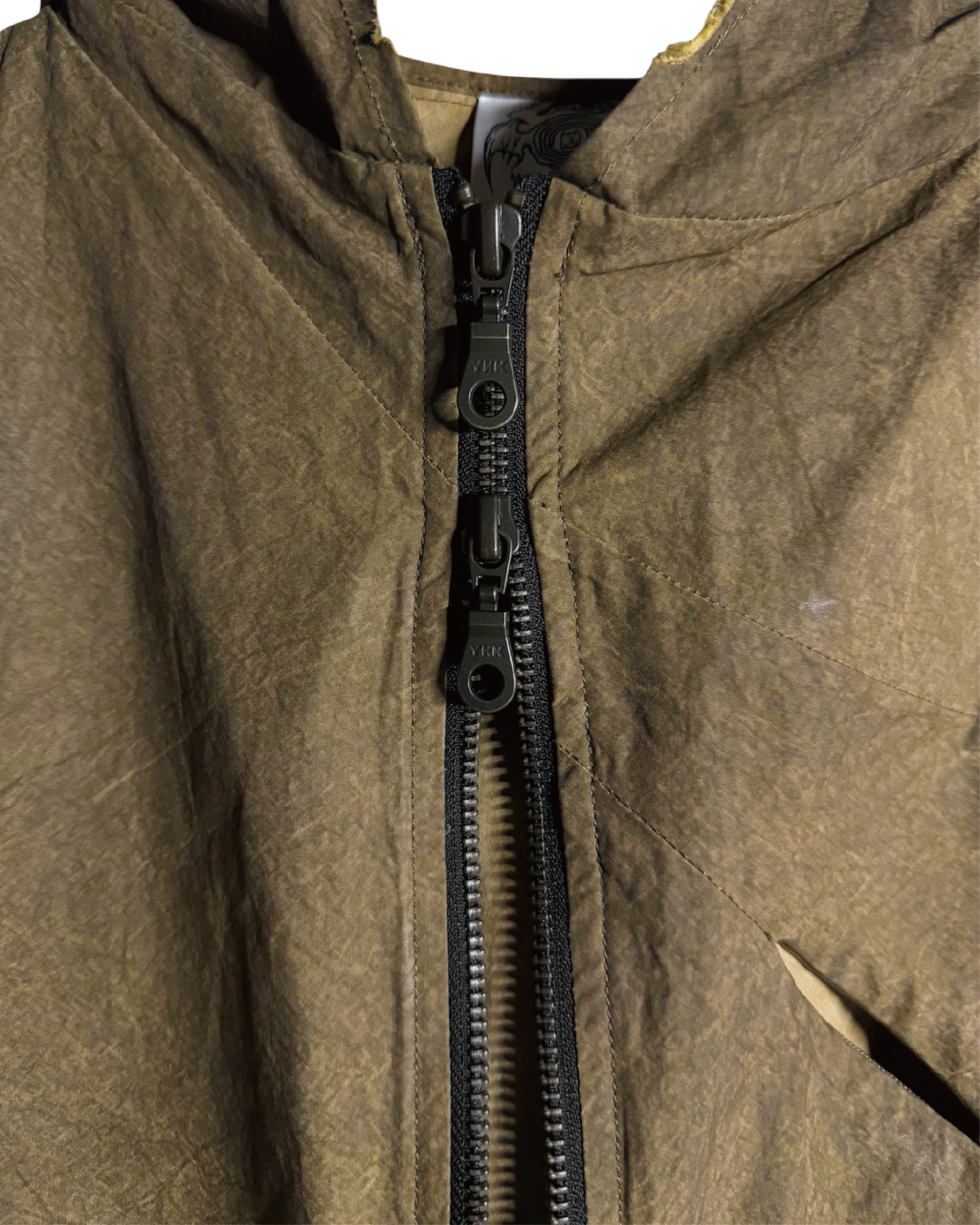 26Pre-Fall 011 Hooded vest - The shackles (Bark Brown)