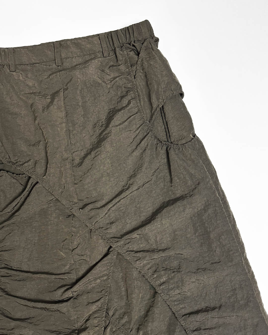 25AW-010 SKIRT - Spiral (Olive green)