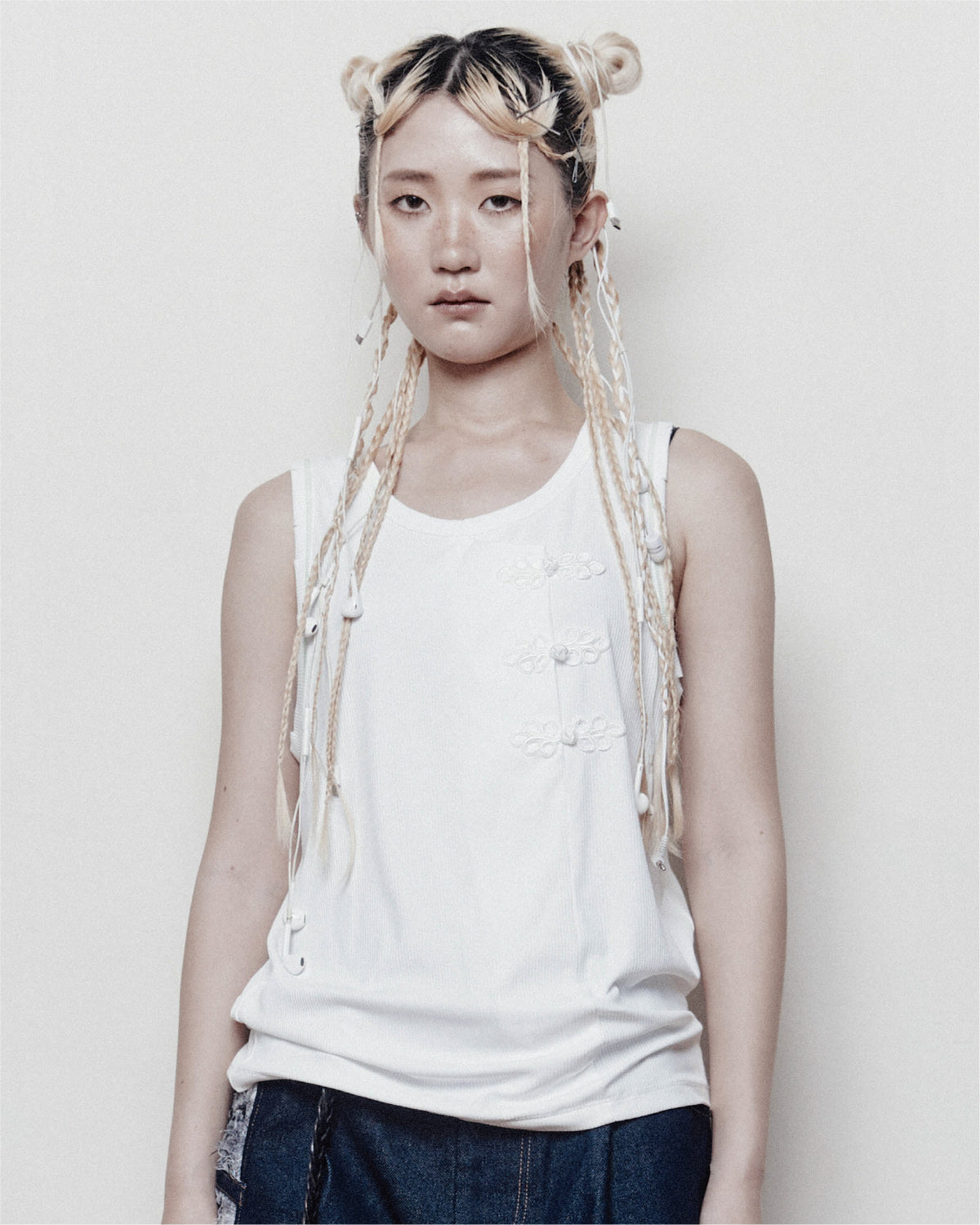 25SS-001 TANK TOP - TANGLED FINESSE
