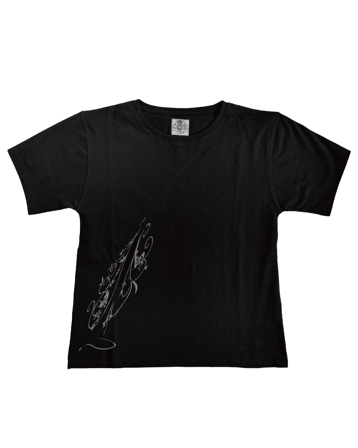 26AW 018 T-Shirt - Through the window (Black)